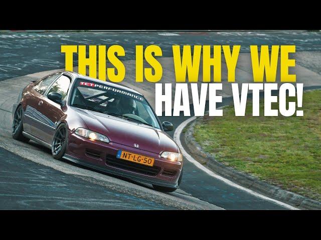 This Civic EG K20 coupe is FAST! 7.58 BTG // Nürburgring Nordschleife