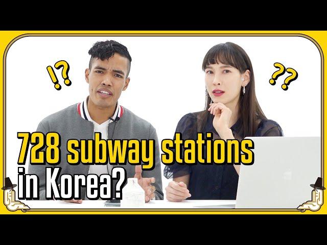 Are Korean subways the BEST in the world? l Korean Culture [SUBWAY]