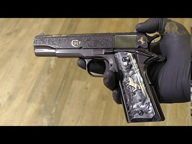 Samuel COLT Limited Edition 1 of 500: COLT 1911 Engraved with GOLD, 45ACP