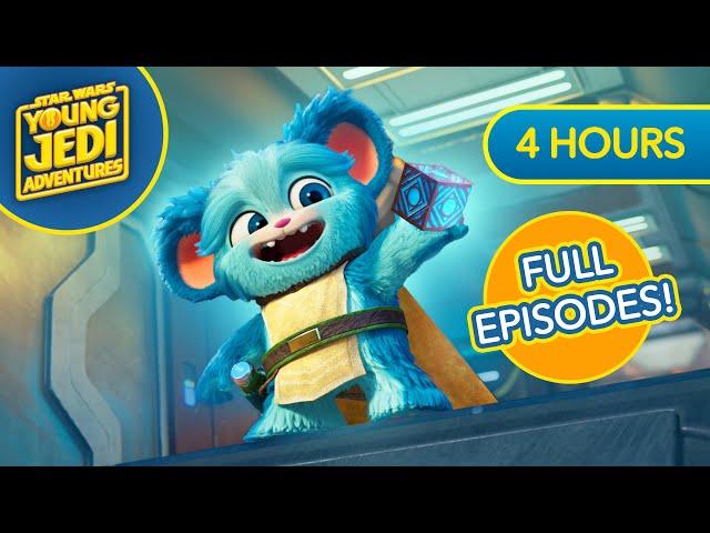 Star Wars: Young Jedi Adventures Full Episodes | 4 Hour | @StarWarsKids x @disneyjr