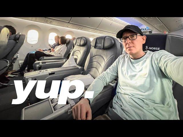 London to New York in Norse Atlantic 787-9 Premium Class