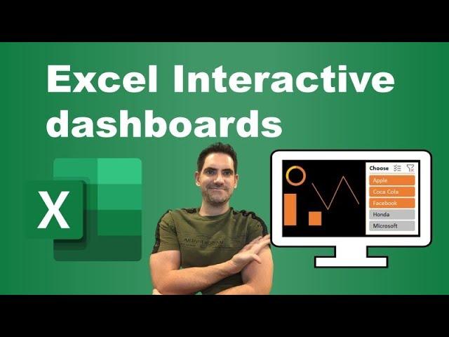 Interactive dashboards in Excel with slicers & timelines