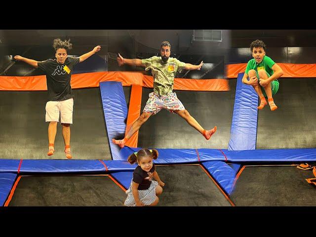 VLOG - trampoline Park adel sami Amira