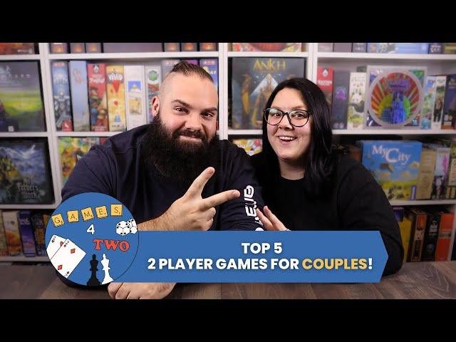 Top 5 Two Player Board Games For COUPLES!