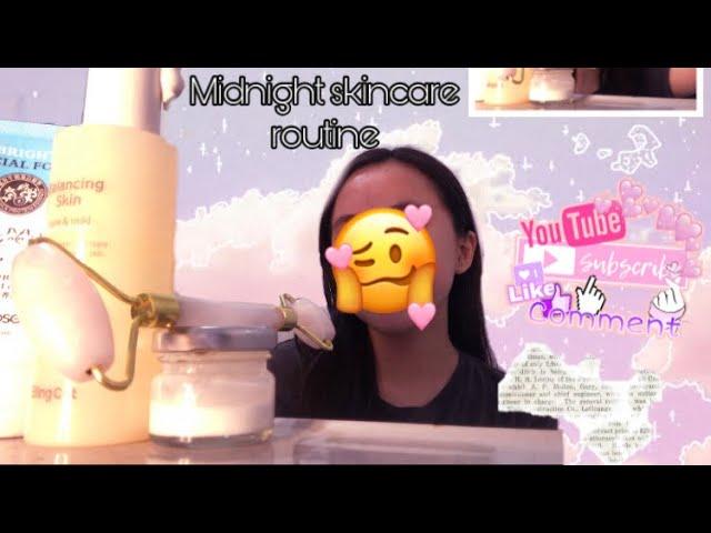 Midnight skincare routine First video |Annie