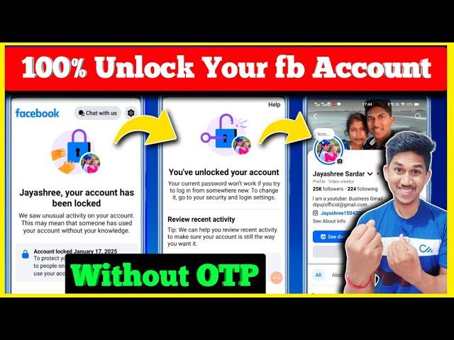  ENGLISH: Facebook Account Locked how to Unlock | Your Account has been Locked Facebook