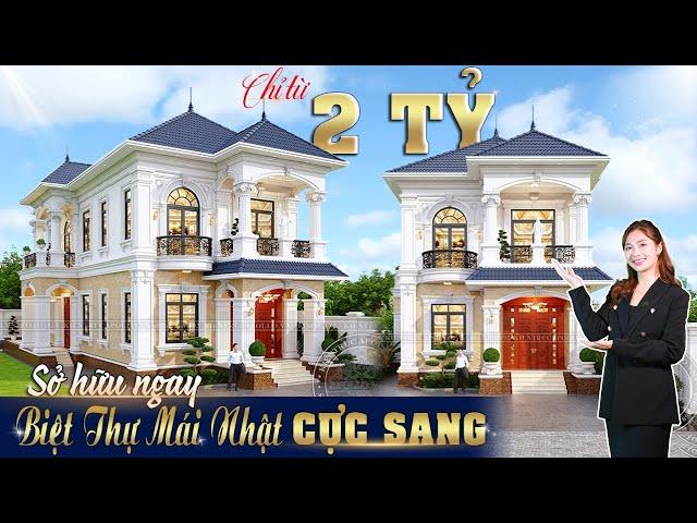 CHỈ 2 TỶ ~ Sở Hữu Ngay Căn Biệt Thự Vườn Mái Nhật ĐẸP XUẤT SẮC