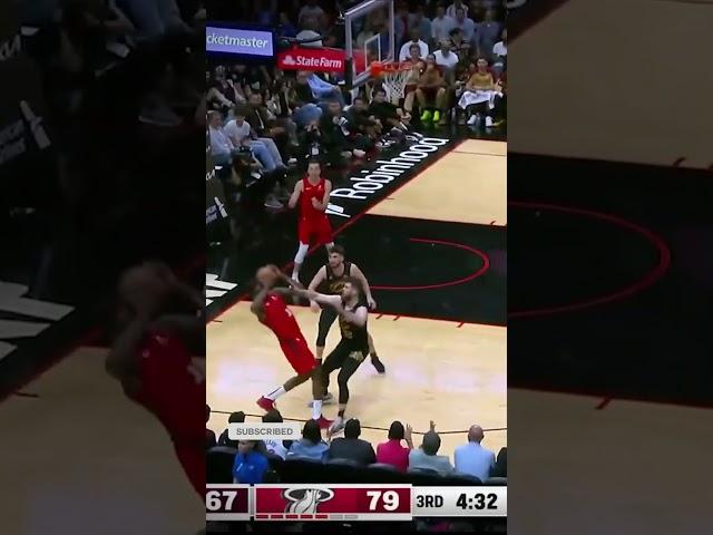 MEANWHILE in THE NBA  - #nba #basketball #highlights #shortvideo #shorts #short #block #game #play