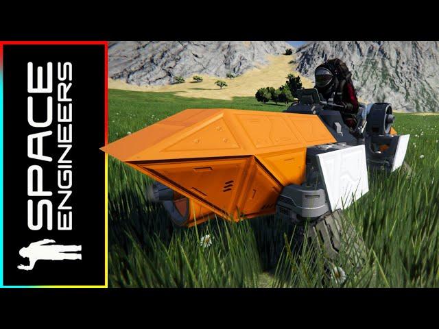 The G-28 Strider Speeder Bike! - Space Engineers