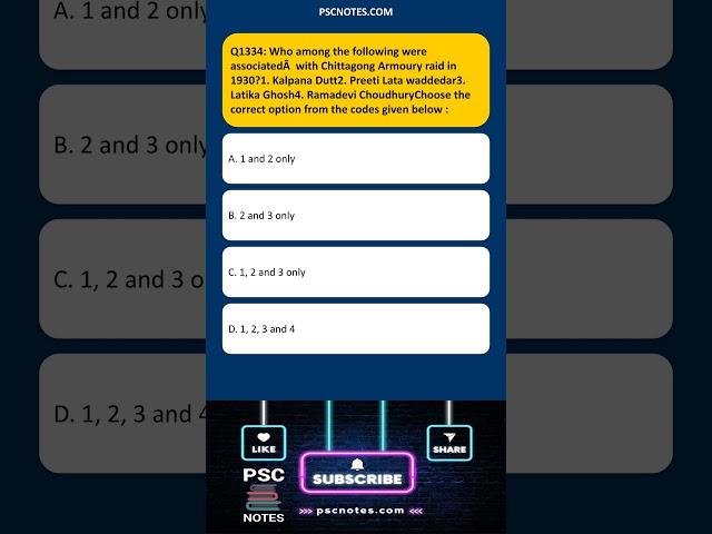 GK MCQ Quiz Who among the following were associatedÂ  with Chi