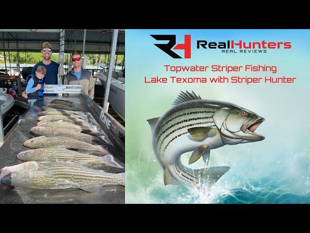 Topwater Striper Fishing Tips at Lake Texoma | Striper Hunter Adventure