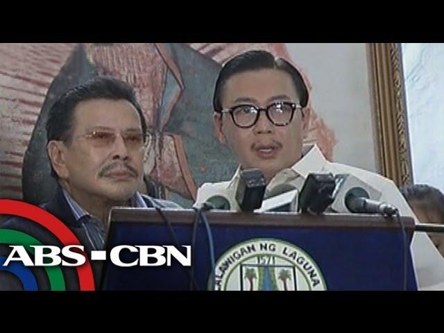 Bandila: ER Ejercito leaves Laguna capitol after Erap visit