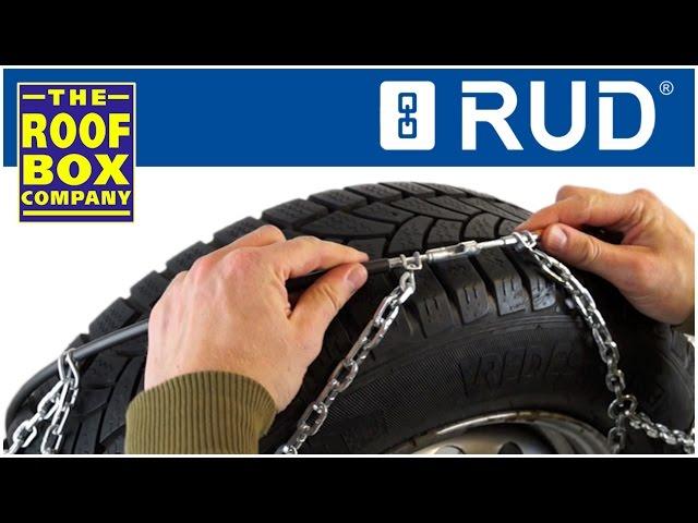 RUD Compact Grip snow chains - How to fit