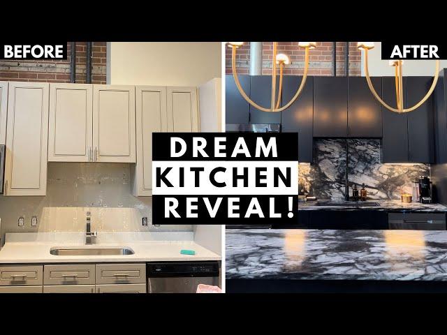 Modern Luxury Kitchen Reveal and Tour! ( +RENOVATION NIGHTMARE THAT COST US THOUSANDS)