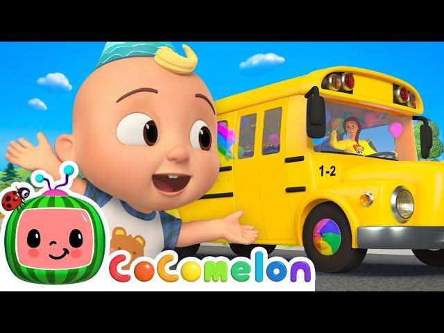 Wheels on the Birthday Bus Song!  Happy Birthday JJ!  | CoComelon Nursery Rhymes & Kids Songs