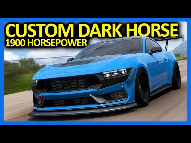 Forza Horizon 5 : Custom Ford Mustang Dark Horse!! (FH5 Dark Horse)