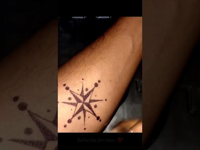 Wait for it ! DIY Tattoo On Hand | Art By Supreet #diytattoos #drawingonhand #inked #penart #shorts