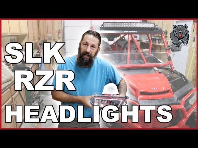 SLK RZR 900 1000 LED Headlight Upgrade Review and Install