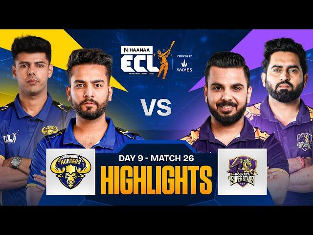 Kolkata Superstars Outclass Hunters in a thrilling game | Rajat Dalal Strikes Twice | Match 26