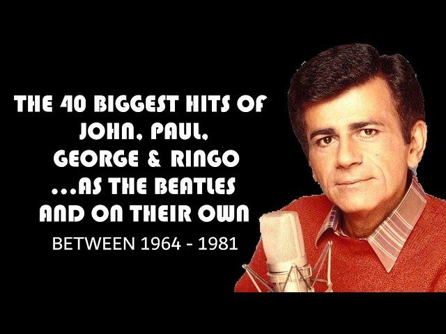 CASEY KASEM TOP 40 BEATLES COUNTDOWN MONTAGE