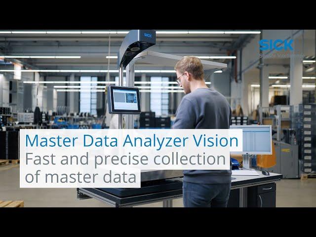 Master Data Analyzer Vision from SICK: Fast and precise collection of master data | SICK AG