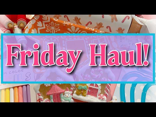 10/11/24 Friday HAUL ~ Gingerbread goodies from Homegoods & Walmart, new Scrap Diva Designs, & more!