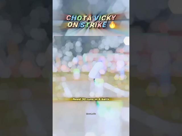 intense over | Chota Vicky |#tapeballcricket #cricket #trending #viral #foryou #shorts|