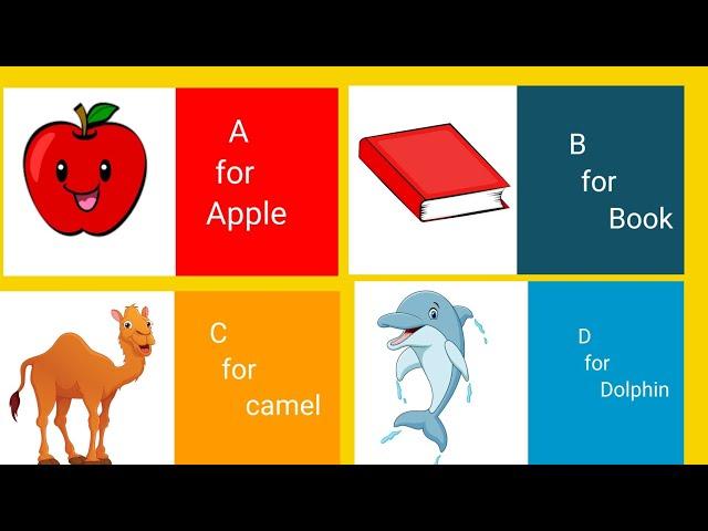 A to z Alphabets. learn Apple  to zebra #abcd #learnabcd #abctv