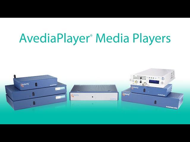 Exterity AvediaPlayer Family of Media Players -  German