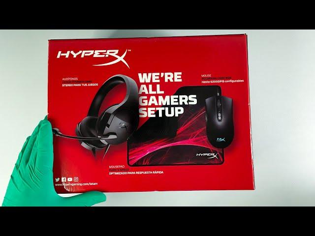 HyperX’s Headset + Mouse + Mouse Pad Bundle Unboxing - ASMR