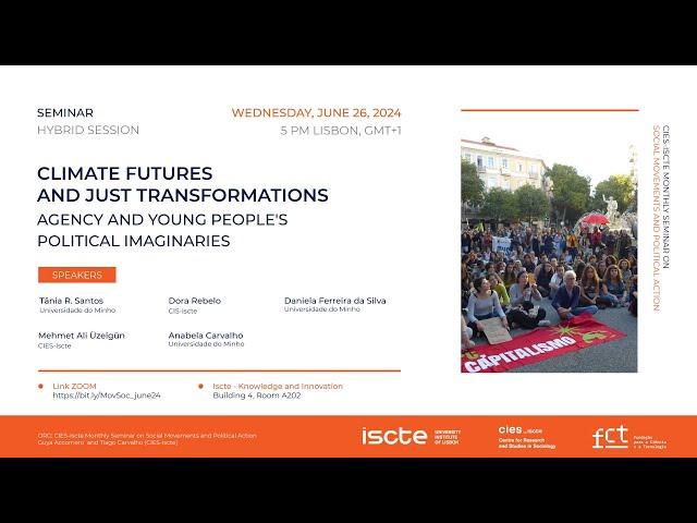 Climate Futures and Just Transformations: Agency and young people's political imaginaries