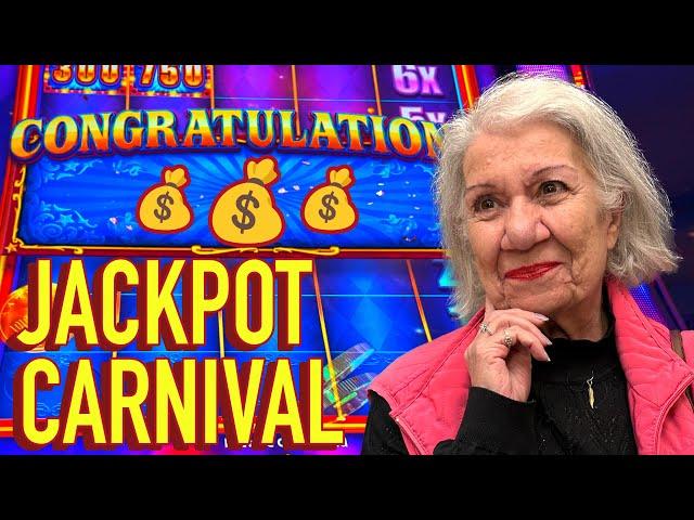 LUCKY DAY playing Jackpot Carnival Extreme SLOTS!!!