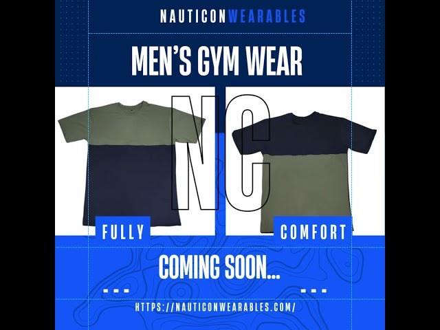 Elevate Your Workout With Our Men's Gym Wear T-Shirts-Nauticon Wearables