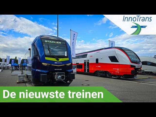 De NIEUWSTE TREINEN op de GROOTSTE spoorbeurs TER WERELD | Innotrans 2024 #BartVlog