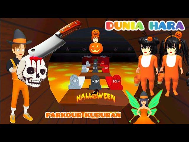 Yuta Spooky Hallowen Kuburan Hantu Ketemu Baby Labu Labu Minta Pulang Digigit Laba-laba | Sakura