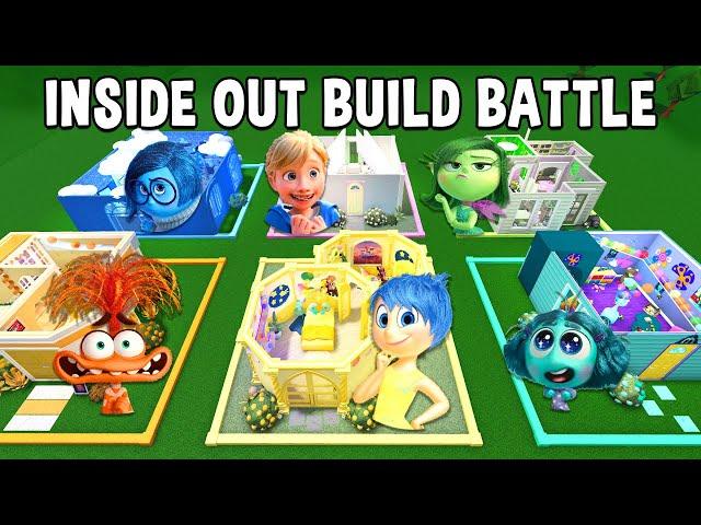 MEGA Inside Out Bedroom Build-Off CHALLENGE!