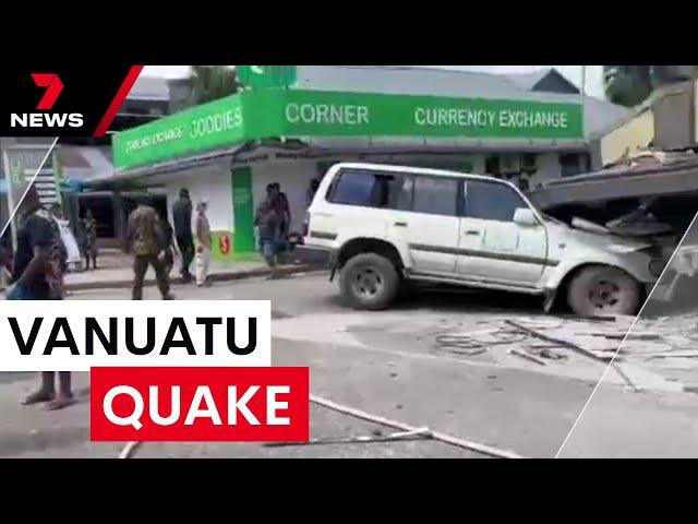 Powerful earthquake rocks Vanuatu killing at least one. | 7NEWS