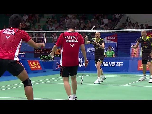 T.Ahmad/L.Natsir v Zhang N./Zhao YL.|XD-SF| Wang Lao Ji BWF World Champ.2013