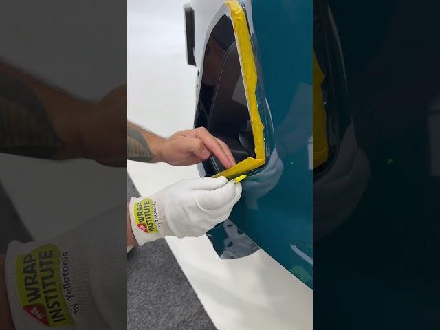 Marcos Wraps the Front Bumper of this BMW MX6 with APA Petrol Blue!