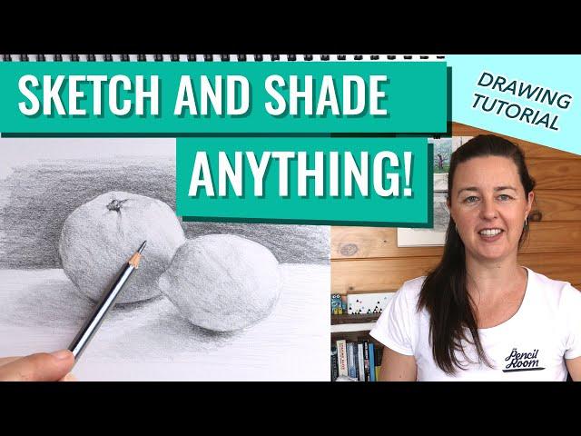 Drawing Tutorial For Beginners - Sketching and Shading