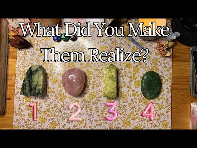 What Did you Make Them Realize? Collab w/ @tarotyogivinit    Pick a Card