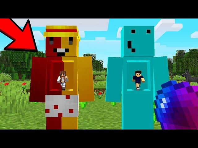 podemos ENTRAR em qualquer YOUTUBER no minecraft - O FILME