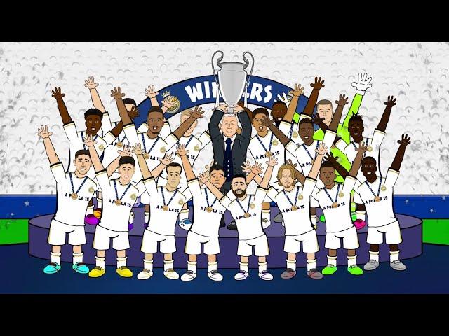 REAL MADRID win their 15th CHAMPIONS LEAGUE! (Dortmund vs Madrid 0-2 Goals Highlights 2024)