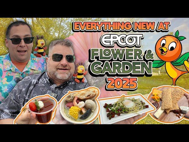 Every New Dish, Drink & Dessert from EPCOT Flower & Garden Festival 2025