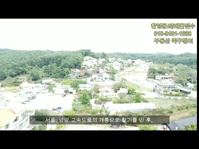 #속초노학동이목리토지매매 #부동산족구쟁이 #속초토지매매 #이목리토지매매
