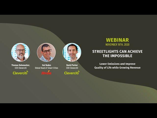 Smart city / smart mobility virtual event cohosted with Itron | Cleverciti - Smart Parking Solutions