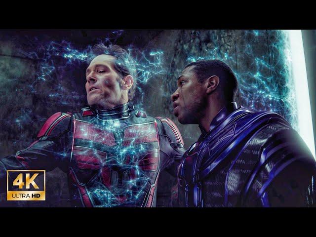 Ant-Man meets Kang the Conqueror Scene | Ant-Man and the Wasp Quantumania (2023) - Movie Clip [4K]