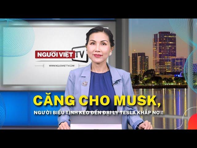 Căng cho Musk, người biểu tình kéo đến đại lý Tesla khắp nơi!