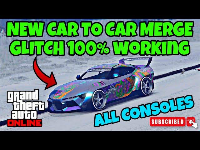 NEW CAR TO CAR MERGE GLITCH | GTA 5 ONLINE | 100% WORKING 1.70! (ALL CONSOLES)