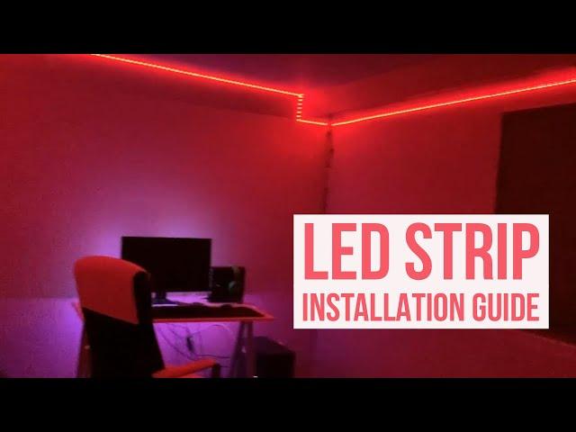 LED Strip Installation Guide | 16.4ft & 32ft